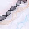 10Yards Organza Solid Color Ribbon 4Cm Wavy Edge Ribbon For For Flower Bouquet Gifts Packaging Party Decorations Diy