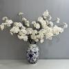 Real Touch Artificial Pear Blossom Branches Plastic Fake Flowers  Home Garden Decor
