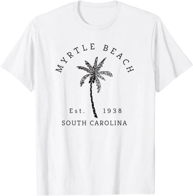 Retro Cool Original Myrtle Beach SC Palme Neuheit T-Shirt