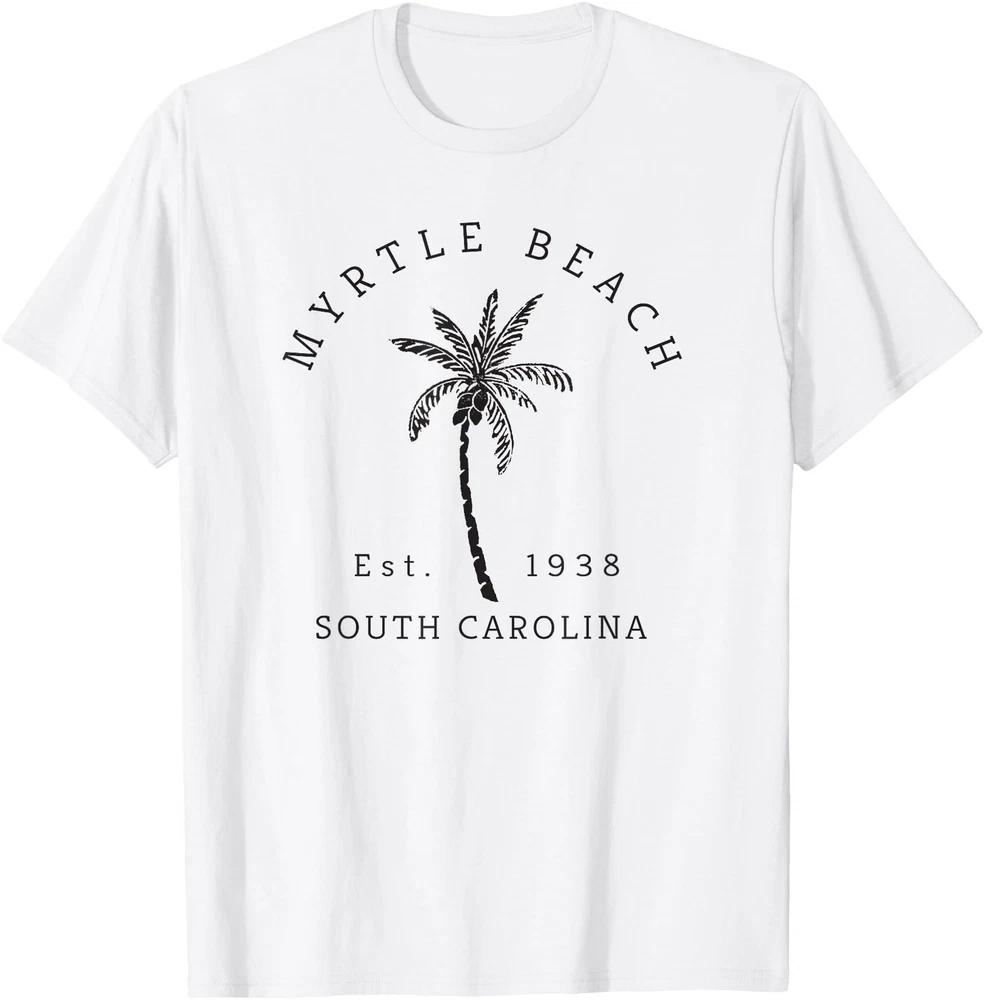 Retro Cool Original Myrtle Beach SC Palm Tree Novelty T-Shirt