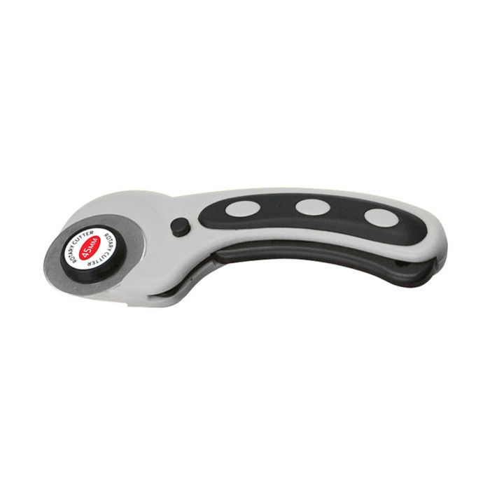 Cutter rotatif - Droitier et Gaucher - D45 mm - Précision de découpe - Idéal pour tissus et papiers