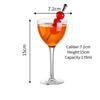 Transparent Cocktail Glasses Cups,Simple Glass Goblet,Classic Champagne Martini Glass Cup,Thin Wine Glasses Cup,Party Bar Tools