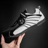 Pantofi unisex pentru ciclism cu cadran rotativ, parte superioară din plasă respirabilă, talpă de cauciuc, pentru ciclism rutier și montan