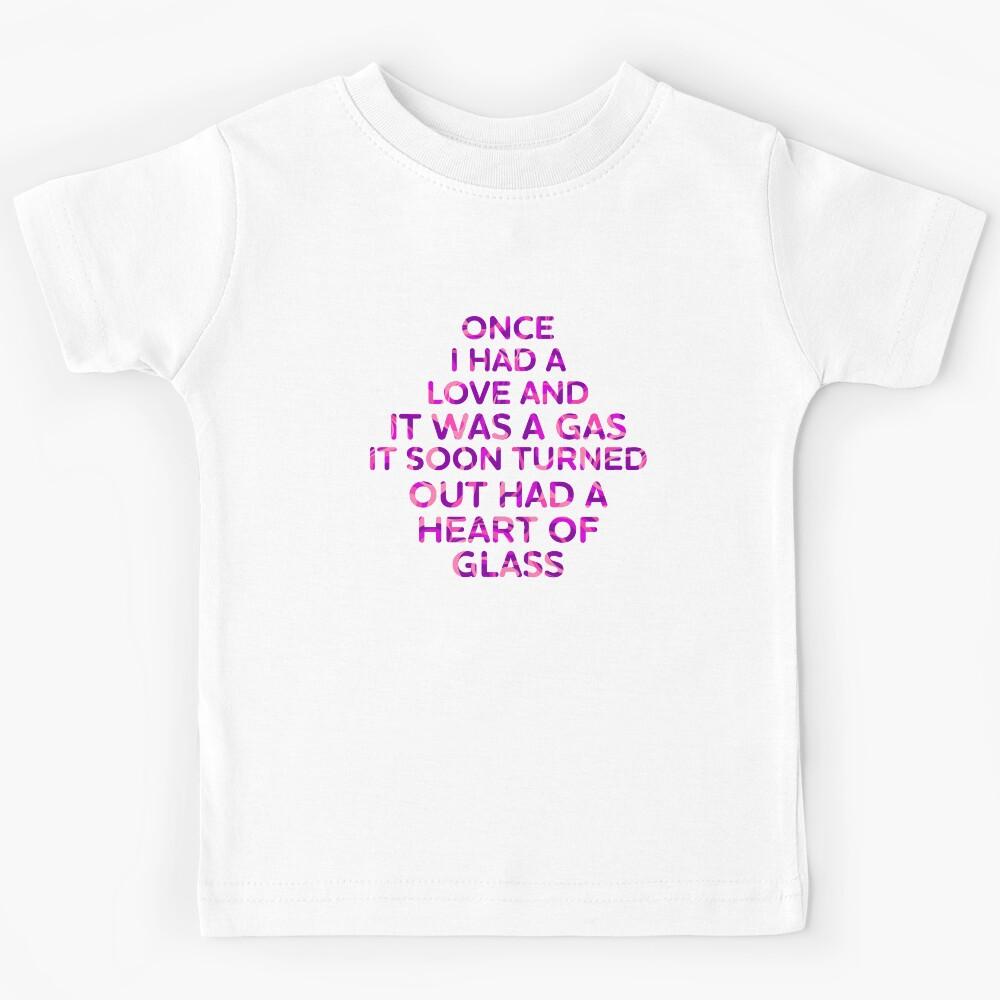 Miley Cyrus Heart Of Glass Lyrics, Miley Cyrus Kids T-Shirt 110