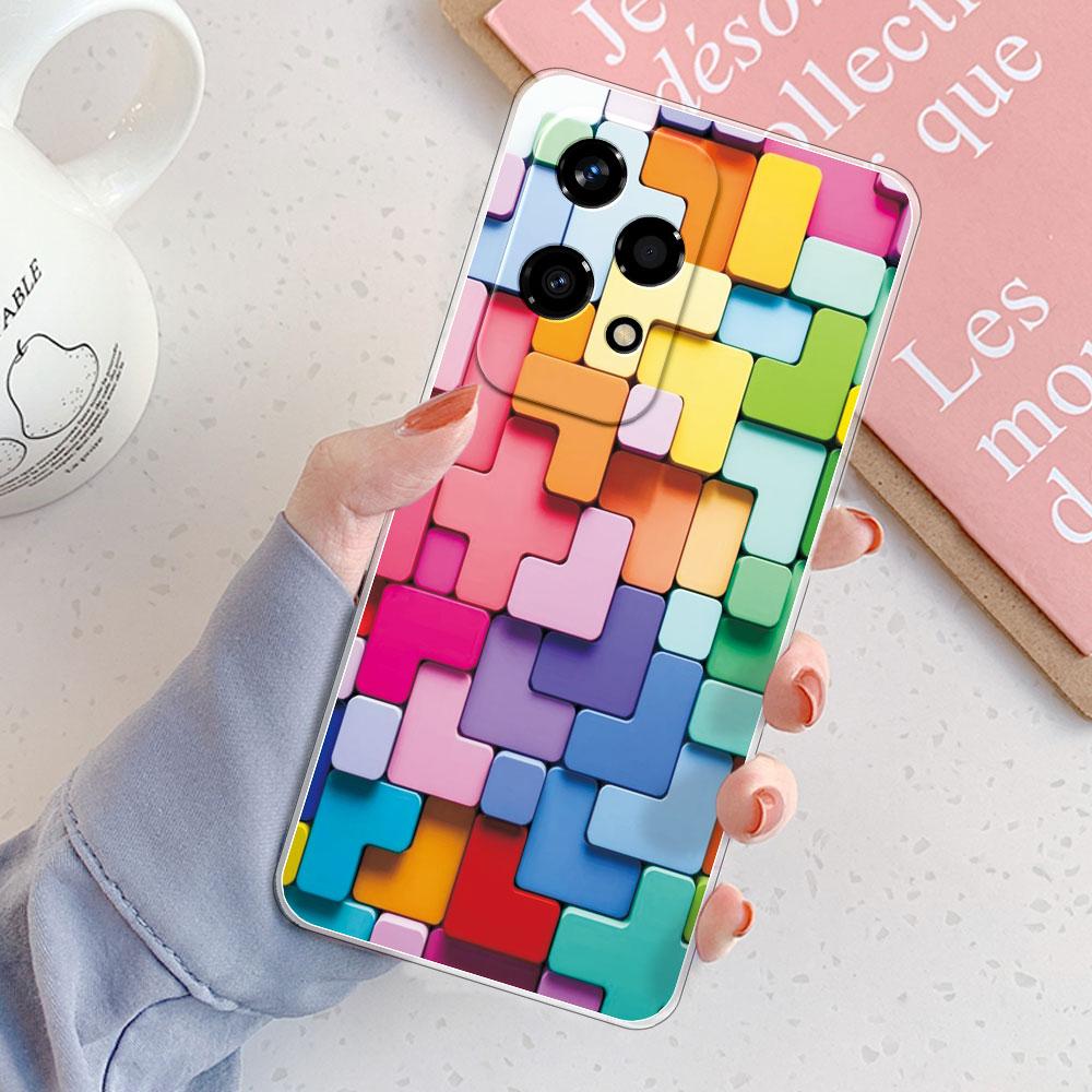 For Honor 200 Lite Case For Honor200Lite Cover Shockproof Clear Soft Silicone Phone Case on Huawei Honor 200 Lite Fashion Funda