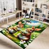 1PC Bunnies Flowers Extra Large Non-Slip Floor carpet, Office, family, bedroom, Studio - Large Area Rug,Longlasting Material-K0329