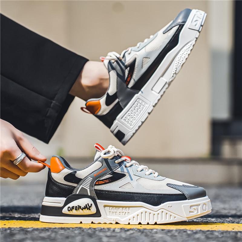Men Shoes Sneakers Mens Casual Shoes Leisure Luxury Men Walking Shoes Chunky Trend Stakeboard Shoes for Men Sports Running Shoes Male Footwear