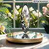 2D Flat, 1pc Round Aluminum "Home Sweet Home" Metal Sign, Rustic Cow Print & Sunflower Farmhouse Wall Plaque, Waterproof & Rustproof, Perfect for
