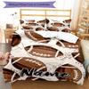 3pcs Custom Name American Football Bedding Set Duvet Cover Closure Includes 1 Duvet Cover & 2 Pillowcases, Soft and Comfortable for All Seasons.