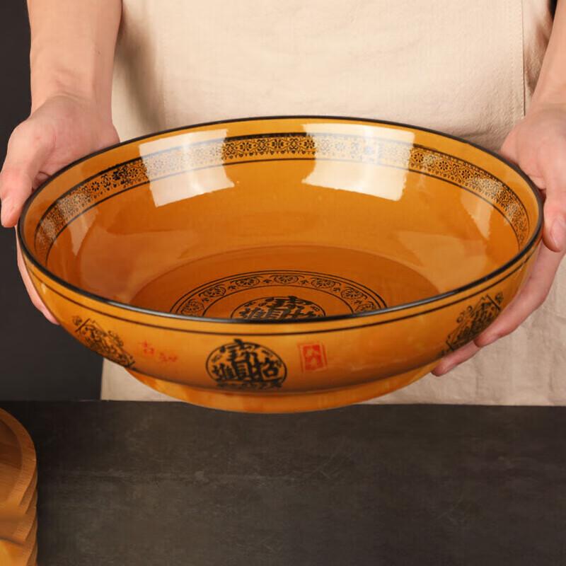 Restaurant-Grade Anti-Scald Ceramic Serving Bowl