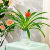 Self Watering Plant Pot Clear with Wick Ropes Plastic Flower Pot Water Reservoir Vertical Stripes Design