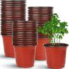 20PCS Garden Decor Garden Supply Plastic Nursery Pot Planter Seed Trays Plant Pots Flower Bucket