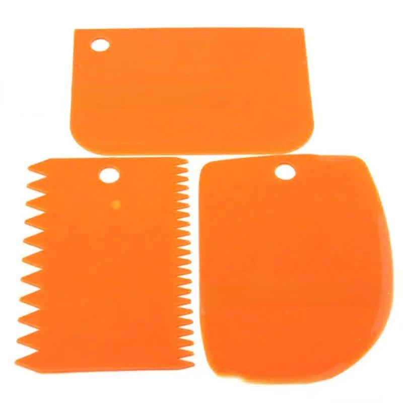 Convenient Adjustable Fondant Spatulas, Cake Edge Smoother, Cream Decorating DIY Bakeware, Kitchen Cake Tool, Tableware