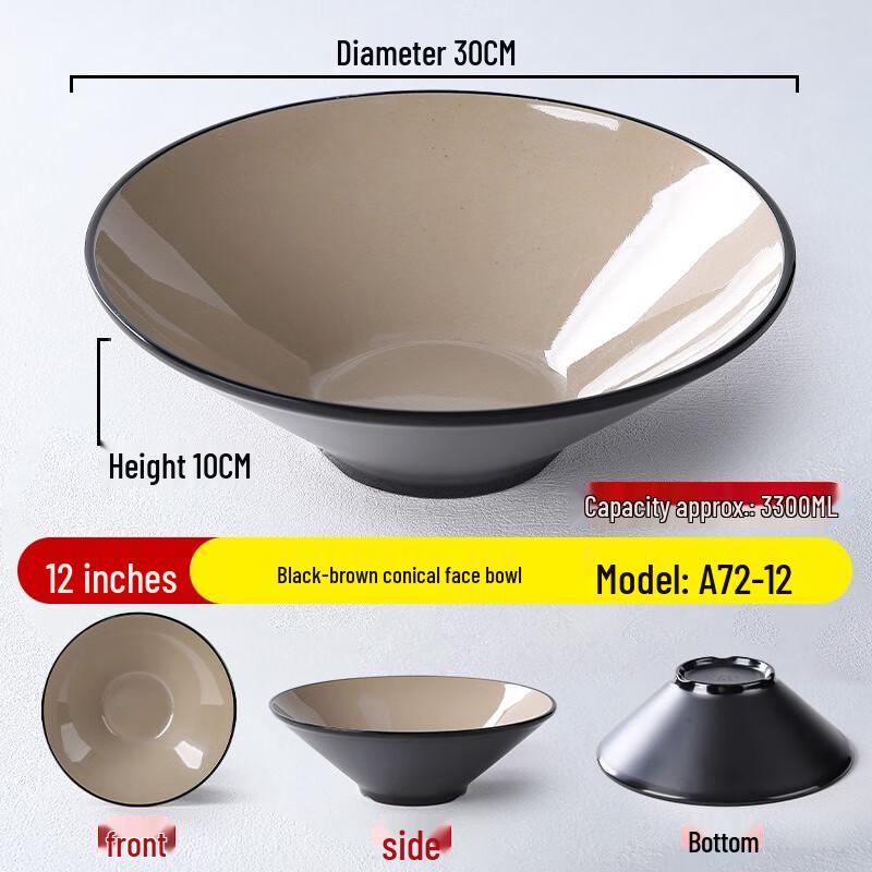 Nordic Style Melamine Ramen Soup Bowl