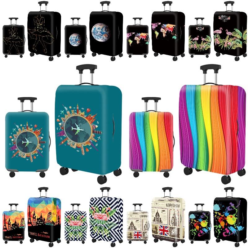 High Elasticity Thickened Dustproof Luggage Protector For Suitcases Protect Your Luggage In Style!