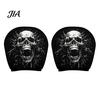 Spooky Auto Interior Accessories 2Pcs Funny Car Headrest Covers, Scary Faces Universal Fit Sleeve Seat Protectors, Breathable Soft Skin Friendly Cover