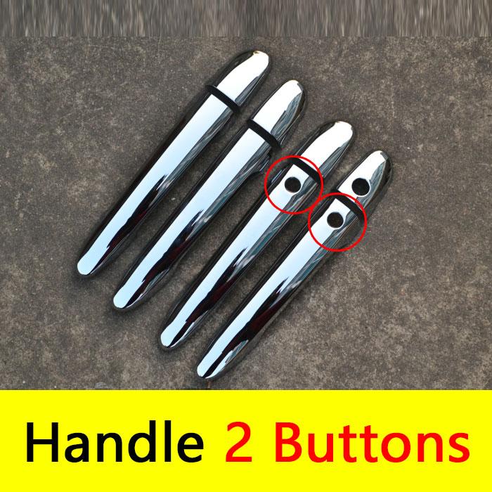 for Mazda 2 Demio Accessories Chrome Door Handle Luxury No Rust 2007-2014 2008 2009 2010 2011 2012 2013 Car Sticker Car Styling