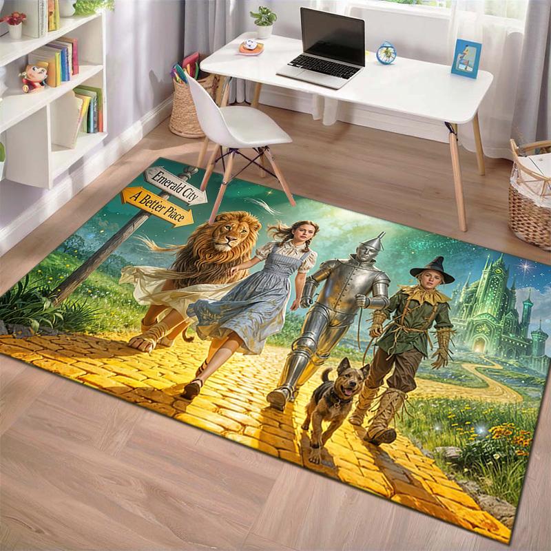 1PC The Wizard of Oz Rug - Home Decoration Carpet For Living Room Bedroom Flooring Computer Chair Area Rug