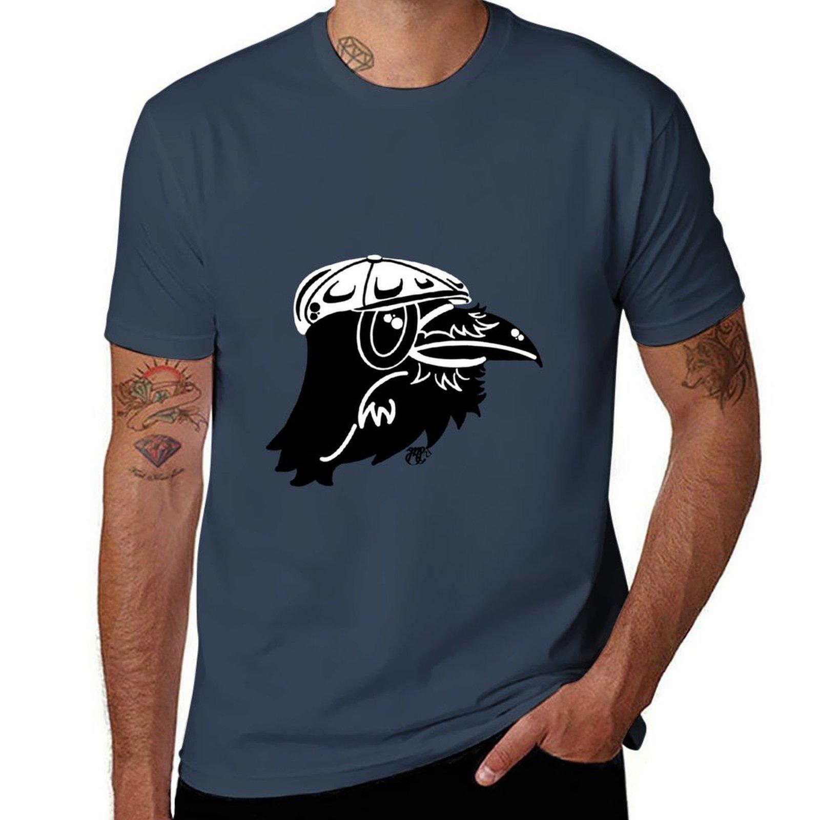 the Peck Raven TShirt Basic Simple Casual Short Sleeve Tee S