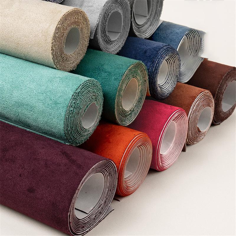 Premium Self-Adhesive Suede Fabric Car Interior Vinyl Wrap for Door Panels Dashboard Armrest DIY Auto Upholstery Upgrade