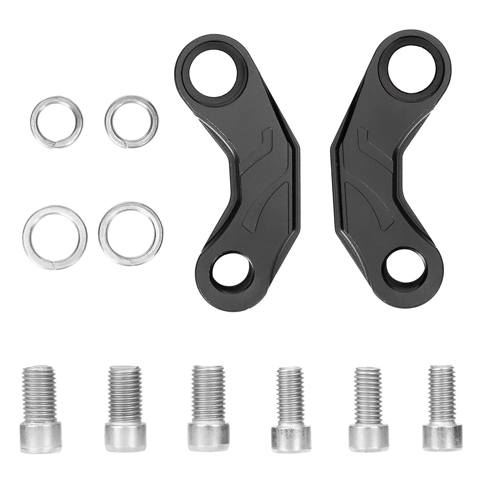 

KEMIMOTO bike mirror offset holder left and right 10MM positive screw 3104