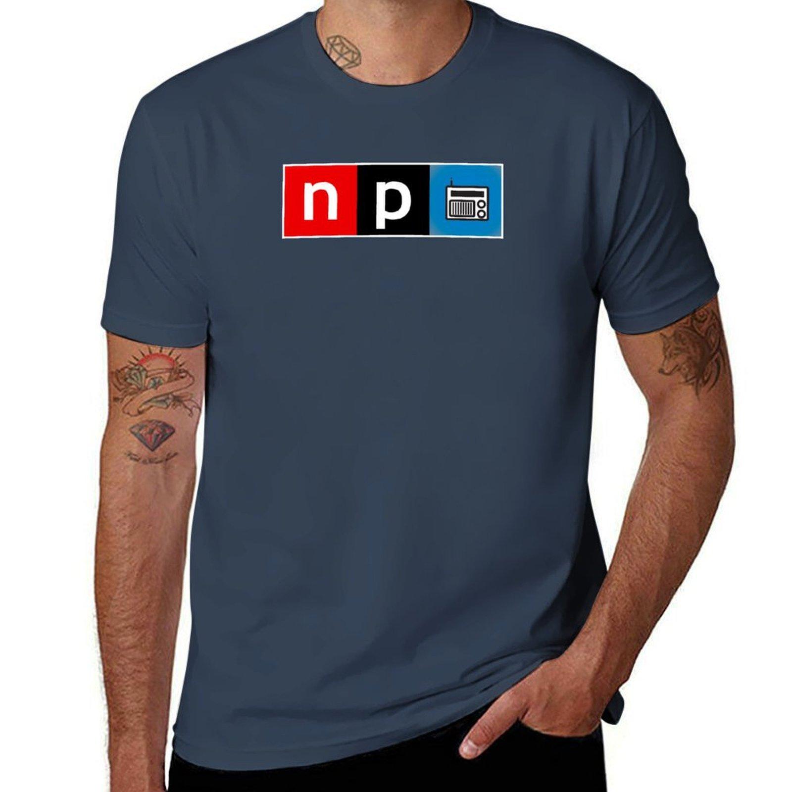 National Public Radio TShirt Relaxed Casual Short Sleeve Tee S