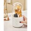 Rotating Makeup Brush Organizer Cosmetic Container