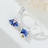 Light Luxury Exquisite Earrings Snowflake Cherry Musical Elephant Design Fashion Ear Drops
