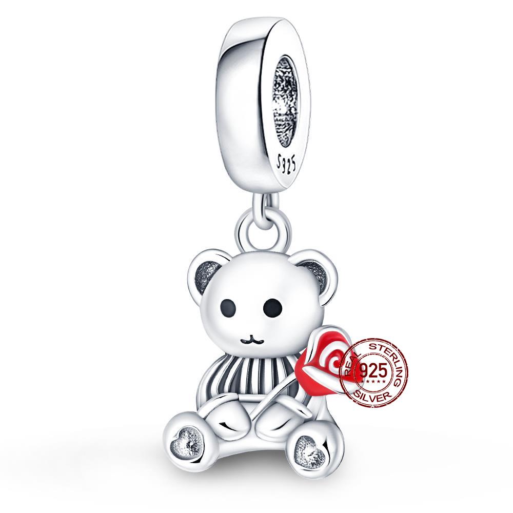 Cute Animals Beads Charms Fit Original 3Mm Bracelet Dog Cat Owl Rabbit Diy Jewelry Making Animals Protection