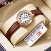 Oufanny Luxury Elegant Ladies Quartz Wristwatch with Mother-of-Pearl Dial and Rhinestones