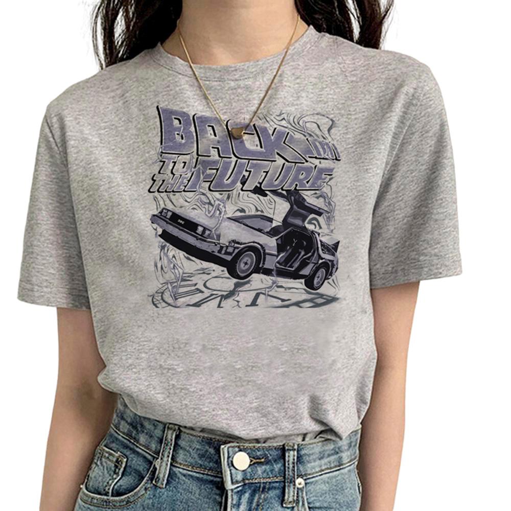 Back to the Future tshirts Women summer graphic Tee feUnisex graphic comic harajuku clothes S