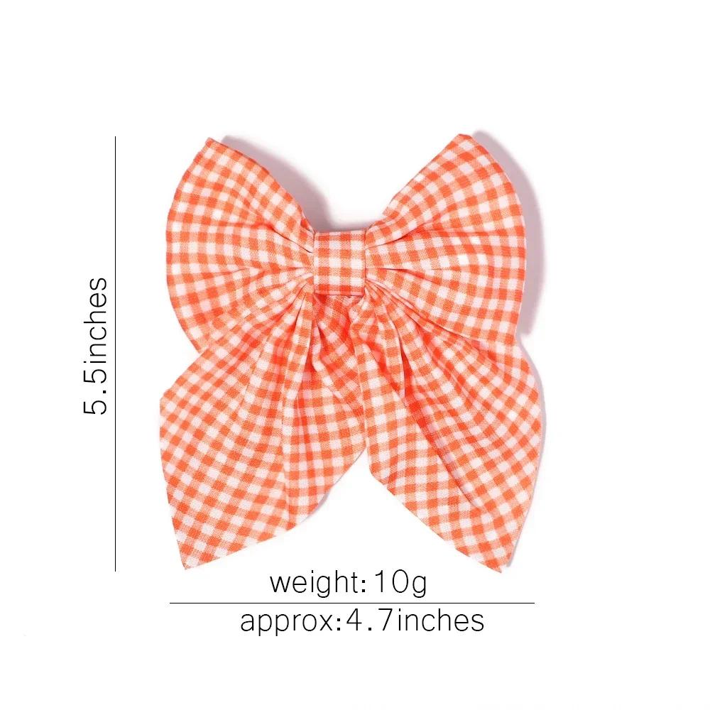 2Pcs/set Sweet Solid Bowknot Hair Clips for Women Girls Ribbon Bows Hairpins Handmade Barrettes Headwear Hair Accessories Gifts
