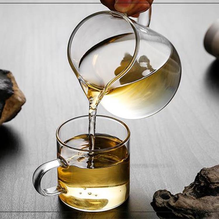 In Stock High-Resistant Borosilicate Glass Gong Dao Bei Tea Server for Tea Ceremony