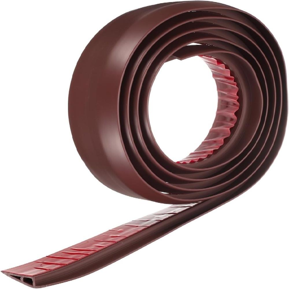 

1pc 1m/2mX5cm Durable Carpet To Tile Floor Transition Strip Wear-resistant Self Adhesive Edging Trim Cuttable PVC Flat Button 1m