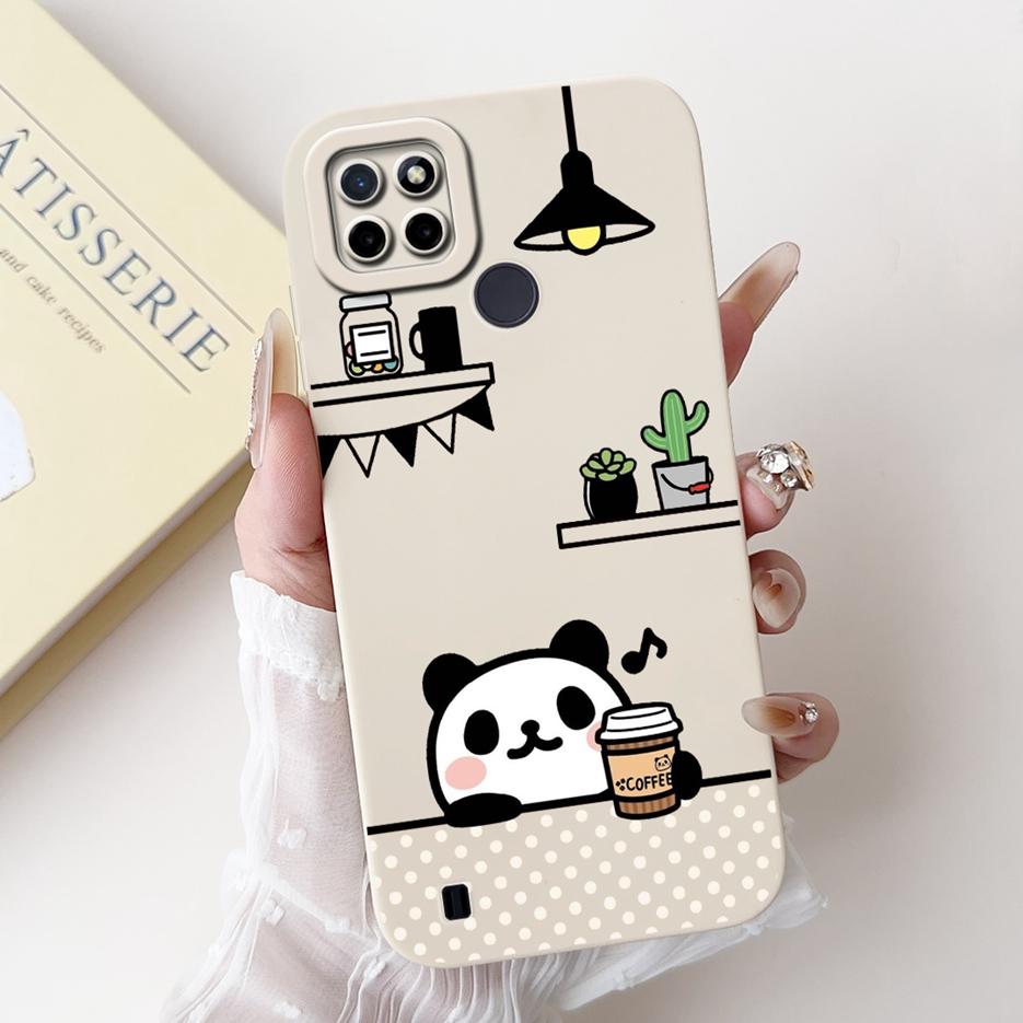 For Realme C21Y C25Y Case Luxury Candy Painted Cover Shockproof Phone Case For Realme C21 C 21 Y RealmeC21Y RealmeC25Y Soft Bags