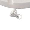 999 Sterling Silver Chinese Auspicious Peanut Pendant - Two Lives Joy DIY Charm, Handwoven Accessories