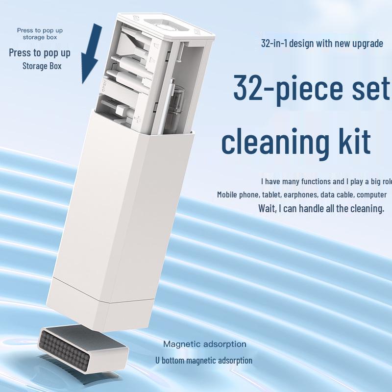 Q5D-QM33 Portable Multifunctional Cleaning Kit for Phones, Earphones, and Keyboards