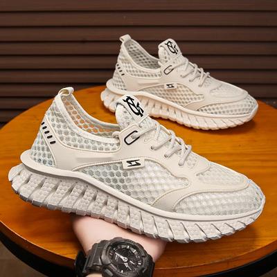 Herren Mesh Sneaker Neue Sommer Mesh Sport Atmungsaktive Freizeitschuhe Bequeme Herren Tennisschuhe Leichte Laufschuhe