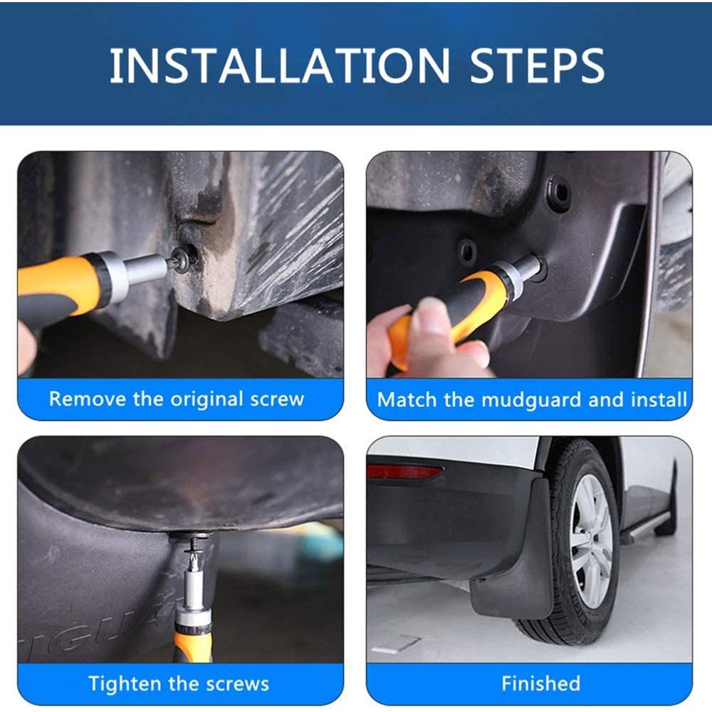 Car Mudguards For Renault Duster HM Koleos Captur Samsung Latitude KZE K ZE Accessories Mud Flaps Splash Guards Fender