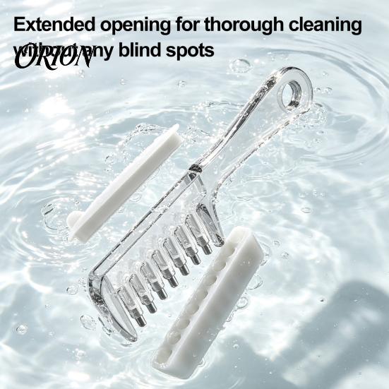 Detangling Massage Scalp Brush Hair Oil Applicator Comb, with Injecting Tube & Brush, Refillable Professional Care Comb Applicator, Leak Proof