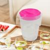 Caraffa Acqua in Plastica con Coperchio Grande Capacità Brocca Acqua Fredda per Succo Bevande Tè Freddo Uso Caraffa in Plastica Brocche per Bevande
