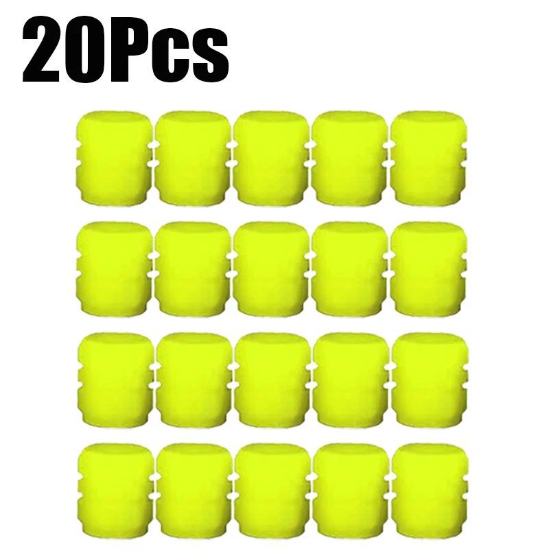 Luminous Valve Caps Fluorescent Green Blue Night Glowing Car Motorcycle Bicycle Wheel Styling Tyre Hub Universal Cap Decor 4Pcs