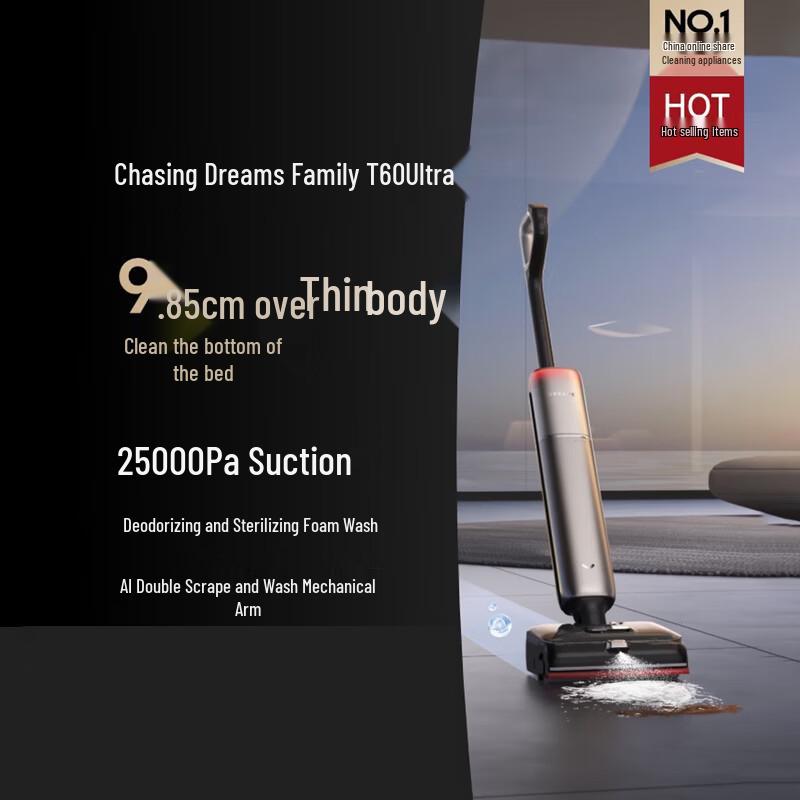Dreame T60 Ultra Dual Robotic Arm Wet Dry Vacuum