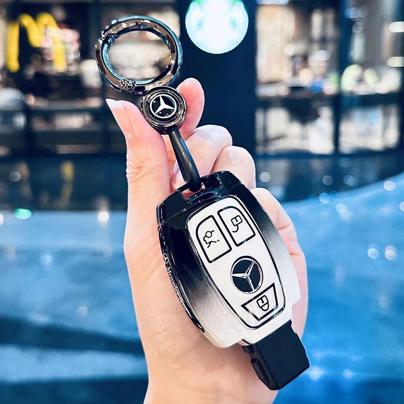 RPO5   Car Key Case Cover for Mercedes Benz 2022 C S Class W206 W223 S350 C260 C300 S400 S450 S500 Key Shell Protector