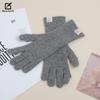 Korean Version of Autumn and Winter Long Finger Touch Touch Screen for Students Outdoor Riding Cold-proof Gloves