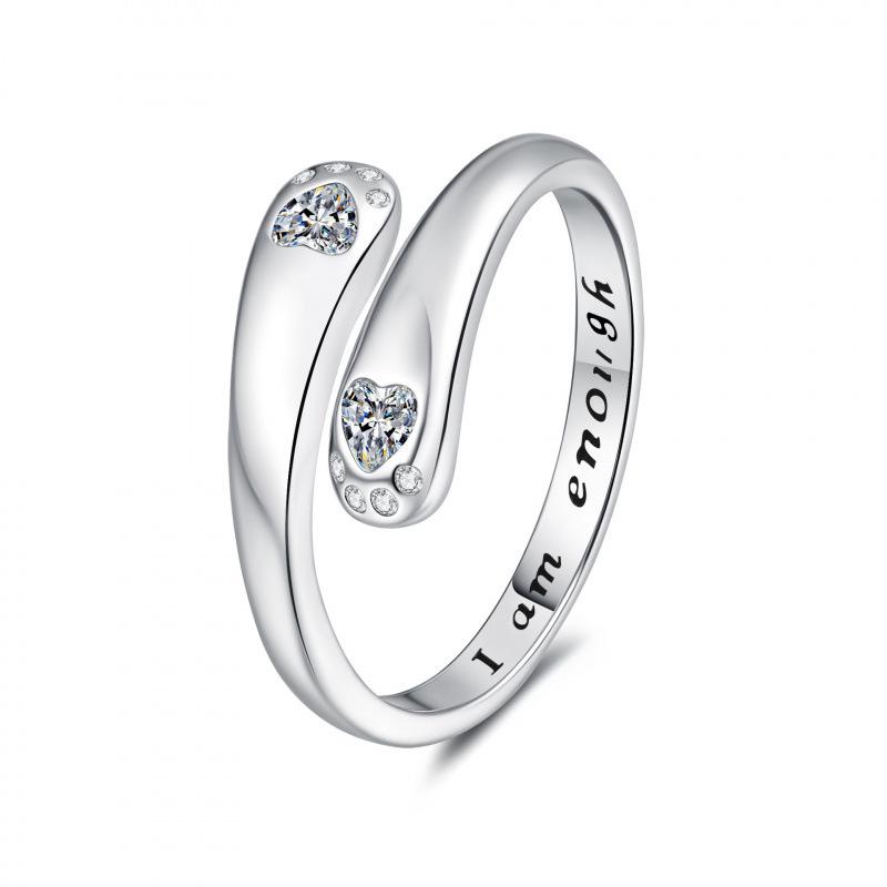 

Fashionable Women s Retro Cat Paw Birthstone Engraved Ring - High-End Design Adjustable Open Size