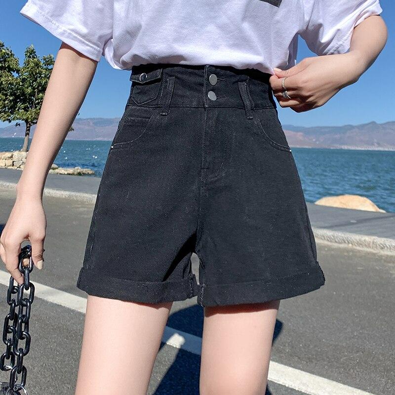 Pantalones cortos de mezclilla blancos 2021 para mujeres Wiht cintura alta  Casual Pierna ancha suelta Azul Intage Pantalones cortos femeninos de  verano Femme comprar a buen precio — entrega gratuita, reseñas reales