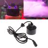Mini Foggers Maker with 12 LED Lights Indoor Outdoor Fountain Fog Machine