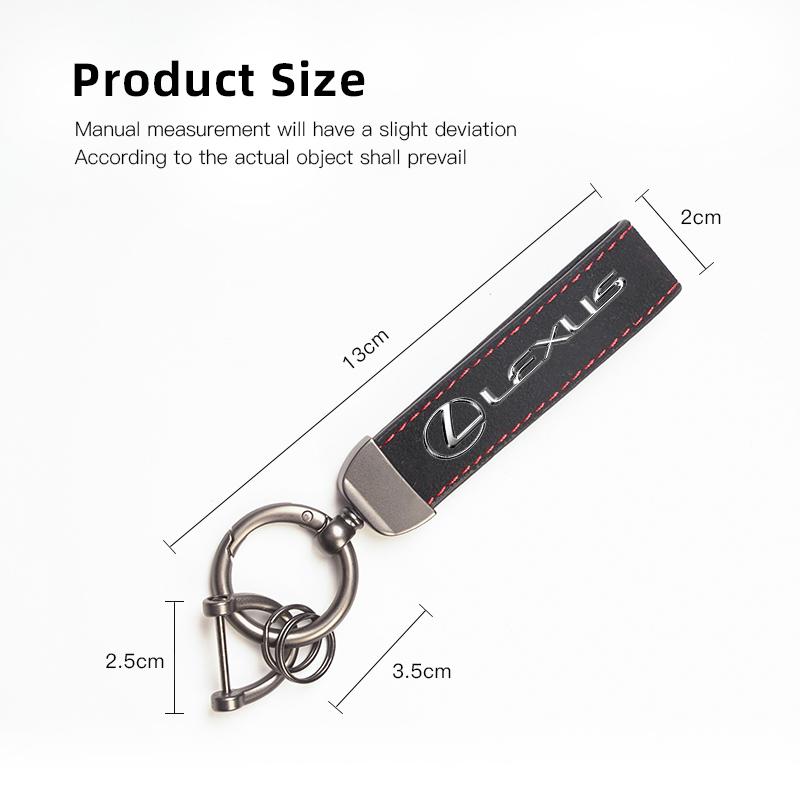 With Car Logo Key Accessories Man Suede Keychain Keyring For Lexus F SPORT ES RX NX LS UX LM LX GX LC RZ IS CT GS RC HS SC TX