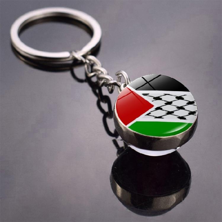 Durable PSE Flag Keychain Men Women Keyring Stylish Alloy Key Chains Ornament